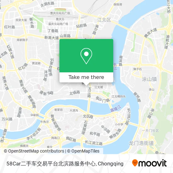 58Car二手车交易平台北滨路服务中心 map