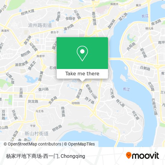 杨家坪地下商场-西一门 map