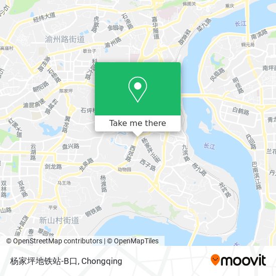 杨家坪地铁站-B口 map