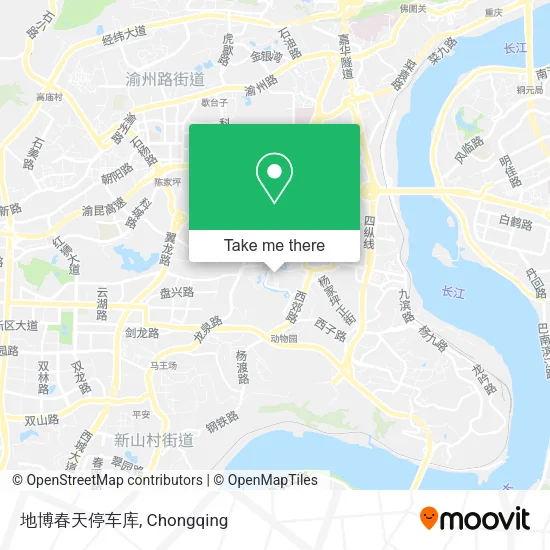 地博春天停车库 map