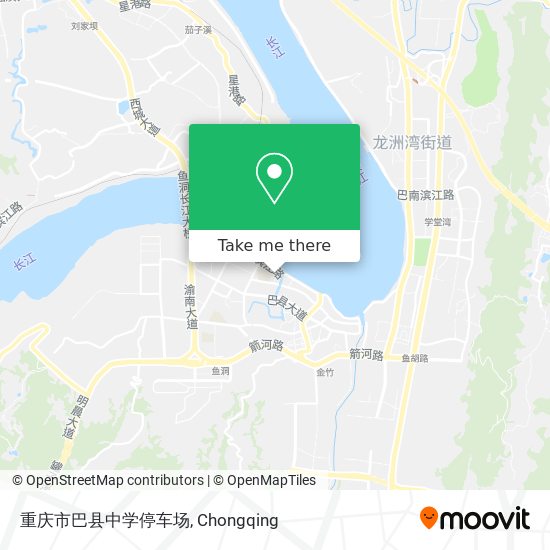 重庆市巴县中学停车场 map