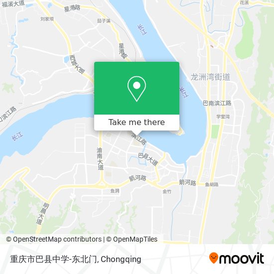 重庆市巴县中学-东北门 map