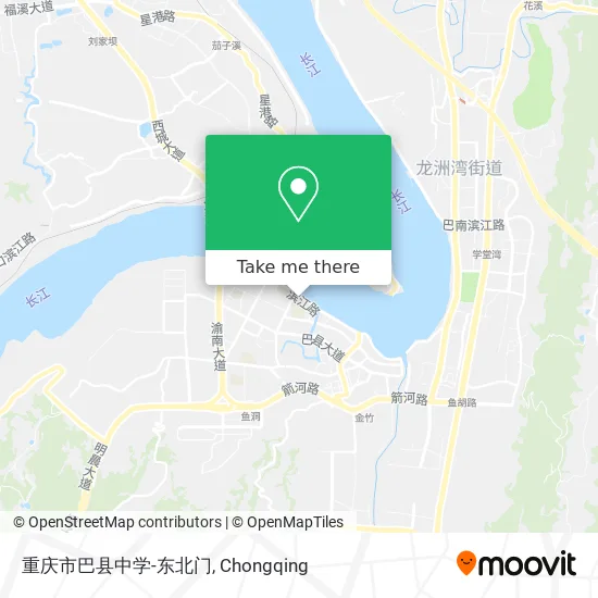 重庆市巴县中学-东北门 map