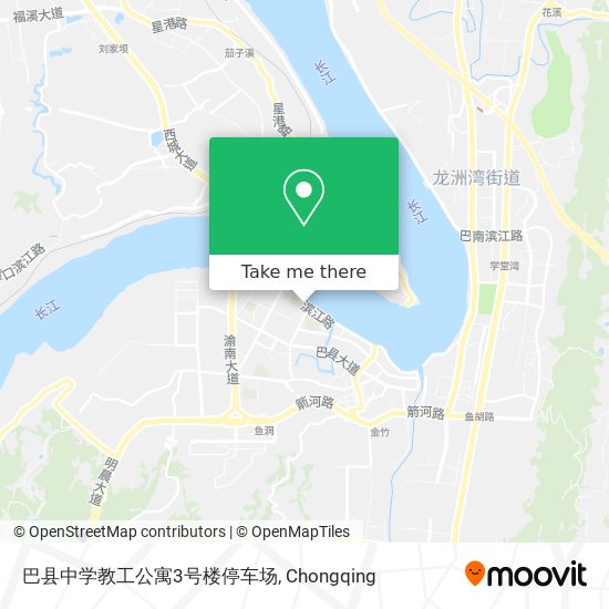 巴县中学教工公寓3号楼停车场 map