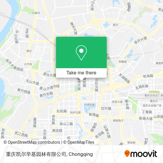 重庆凯尔辛基园林有限公司 map