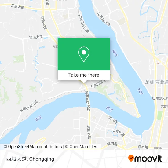 西城大道 map