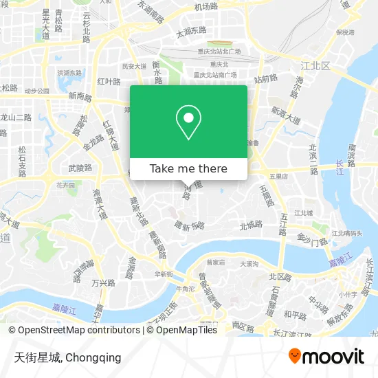 天街星城 map