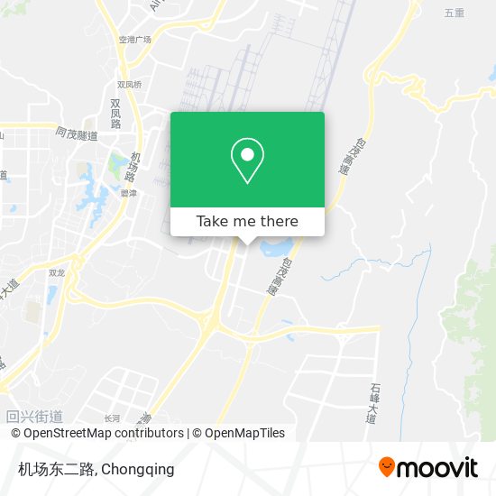 机场东二路 map