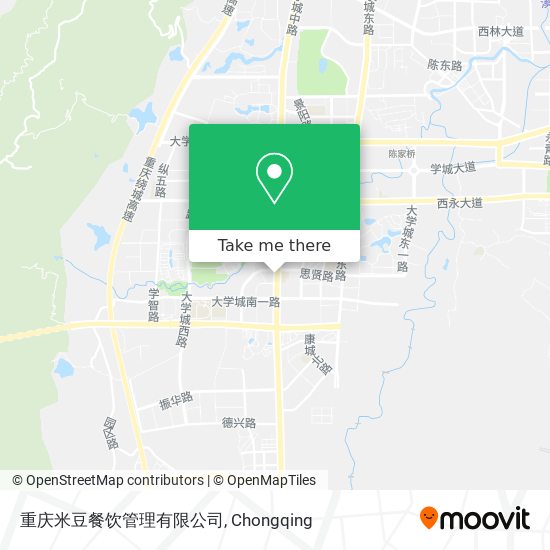 重庆米豆餐饮管理有限公司 map