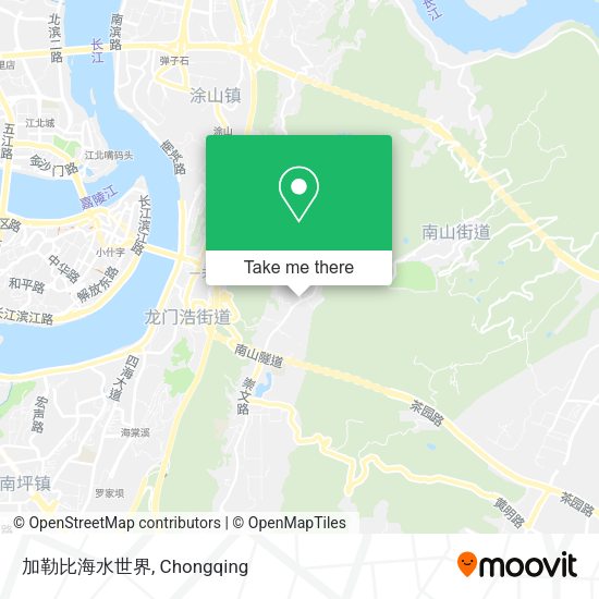 加勒比海水世界 map