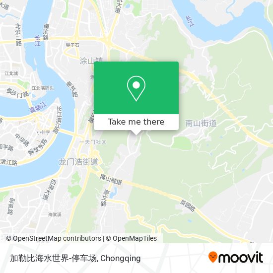 加勒比海水世界-停车场 map