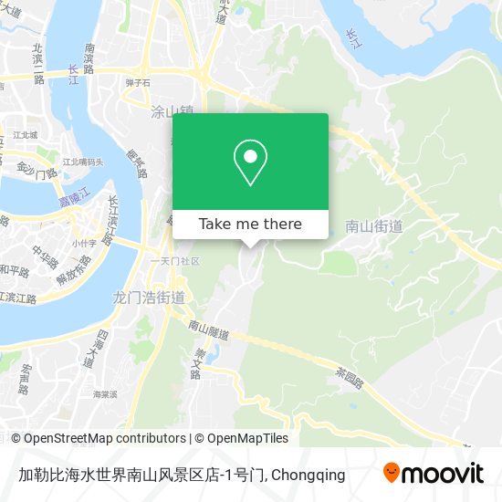 加勒比海水世界南山风景区店-1号门 map