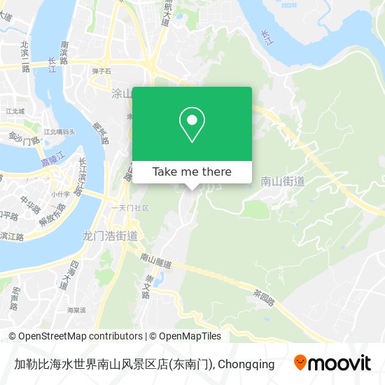 加勒比海水世界南山风景区店(东南门) map