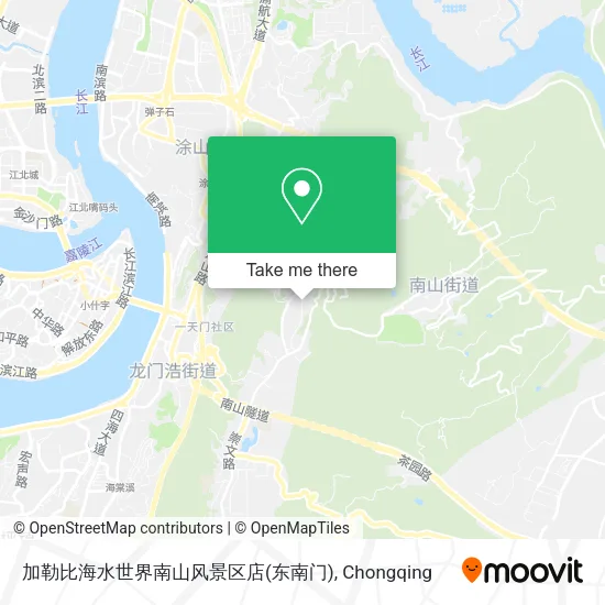 加勒比海水世界南山风景区店(东南门) map