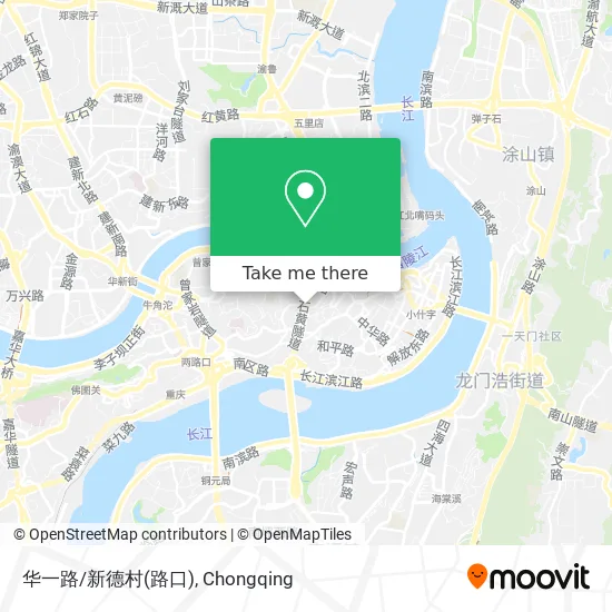 华一路/新德村(路口) map
