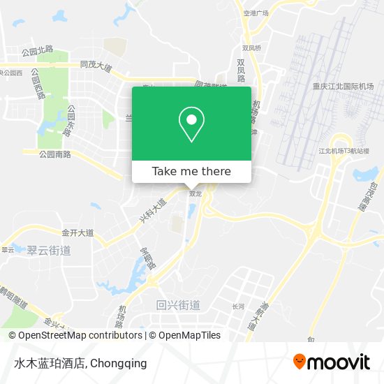 水木蓝珀酒店 map
