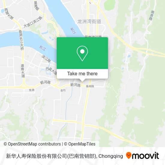 新华人寿保险股份有限公司(巴南营销部) map