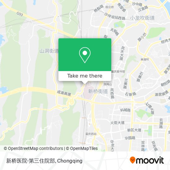 新桥医院-第三住院部 map