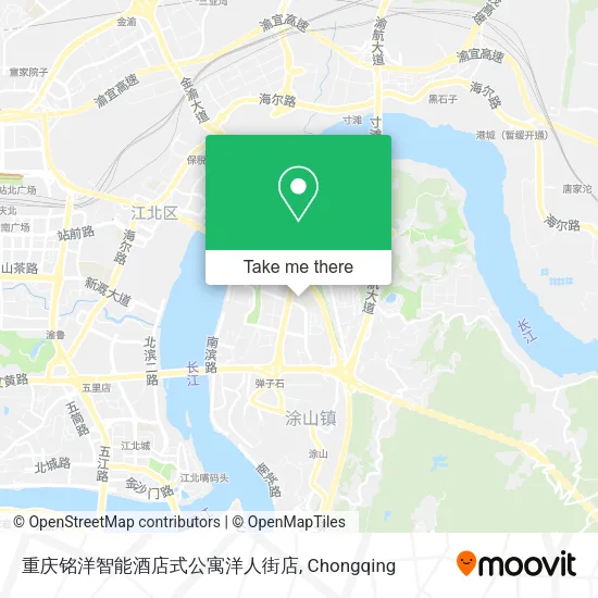 重庆铭洋智能酒店式公寓洋人街店 map