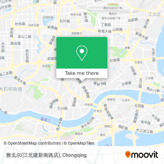 雅戈尔(江北建新南路店) map