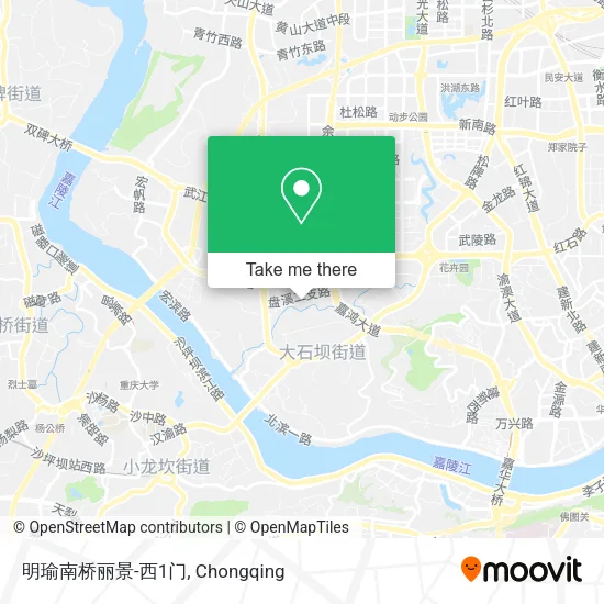 明瑜南桥丽景-西1门 map
