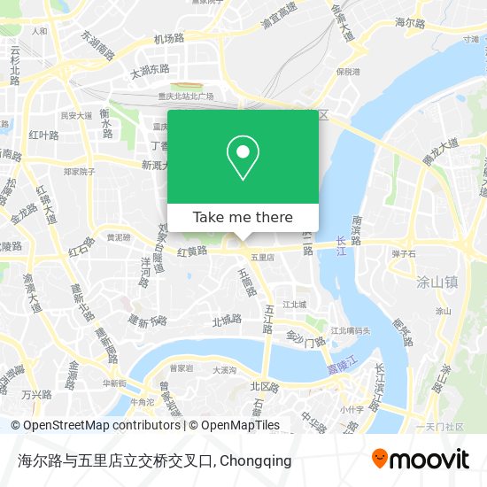 海尔路与五里店立交桥交叉口 map