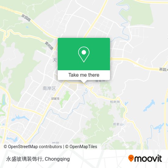 永盛玻璃装饰行 map