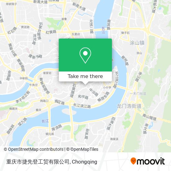 重庆市捷先登工贸有限公司 map