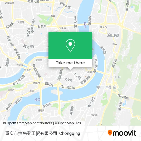重庆市捷先登工贸有限公司 map