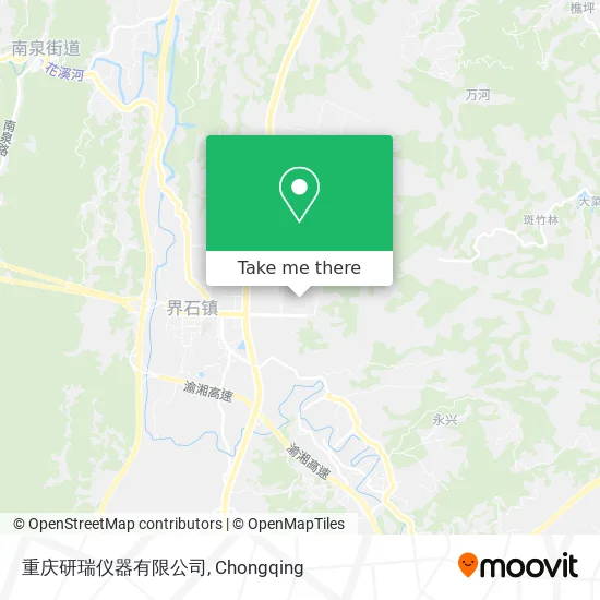 重庆研瑞仪器有限公司 map