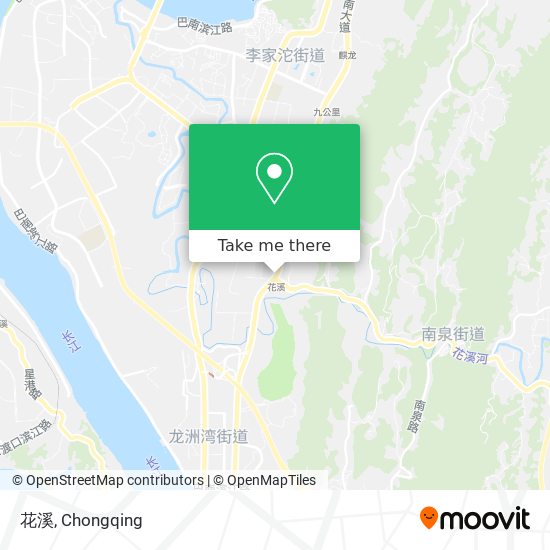 花溪 map