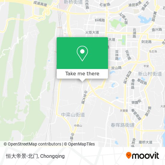 恒大帝景-北门 map