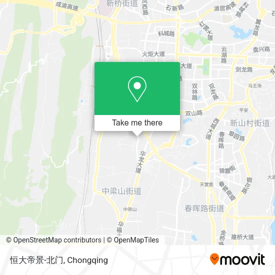 恒大帝景-北门 map