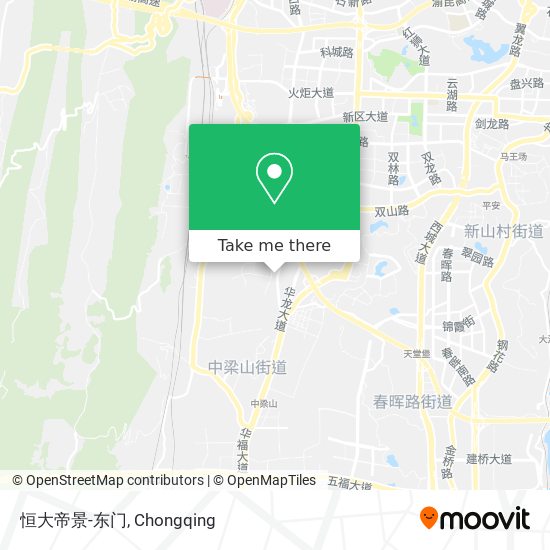 恒大帝景-东门 map