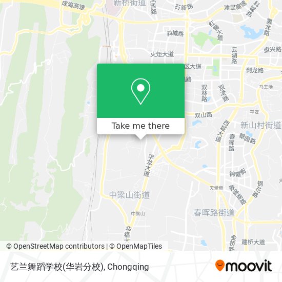 艺兰舞蹈学校(华岩分校) map