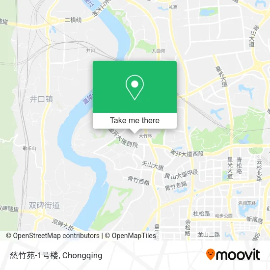 慈竹苑-1号楼 map