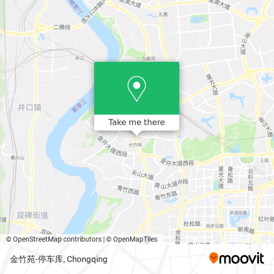 金竹苑-停车库 map
