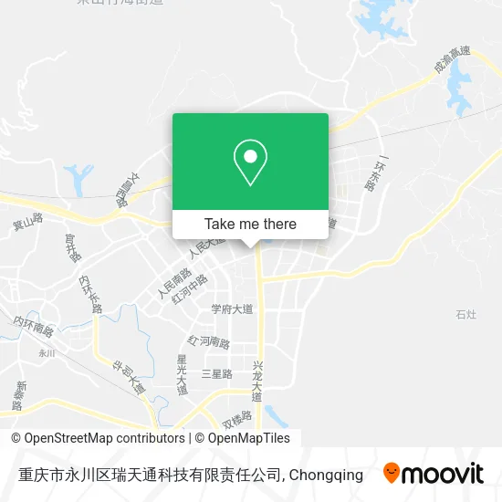 重庆市永川区瑞天通科技有限责任公司 map