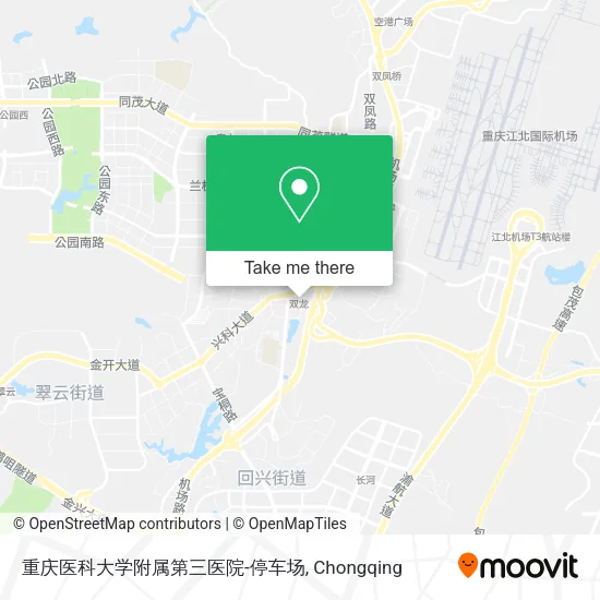 重庆医科大学附属第三医院-停车场 map
