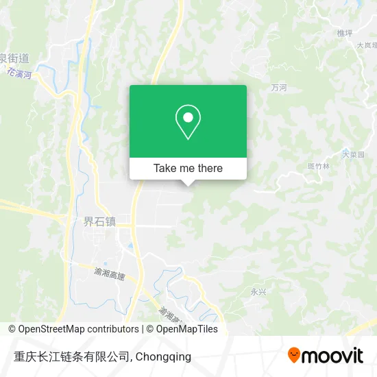 重庆长江链条有限公司 map