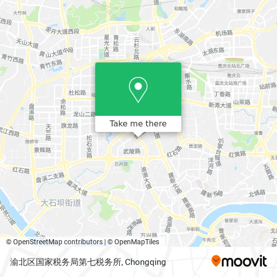 渝北区国家税务局第七税务所 map