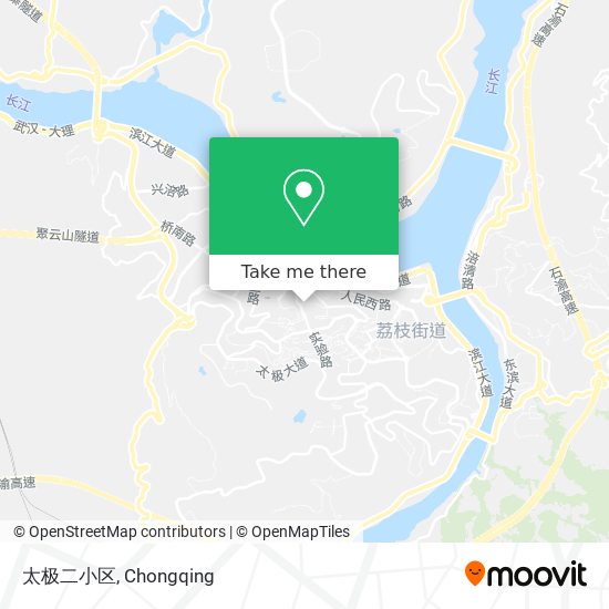 太极二小区 map