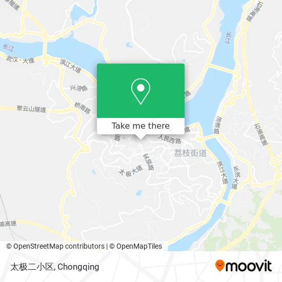 太极二小区 map