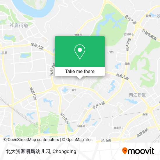 北大资源凯斯幼儿园 map