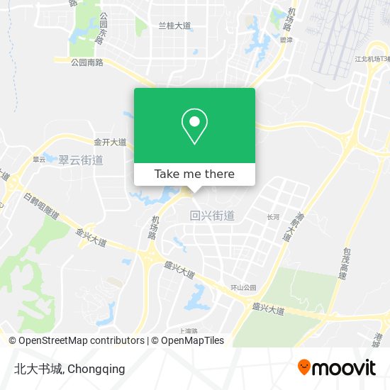 北大书城 map