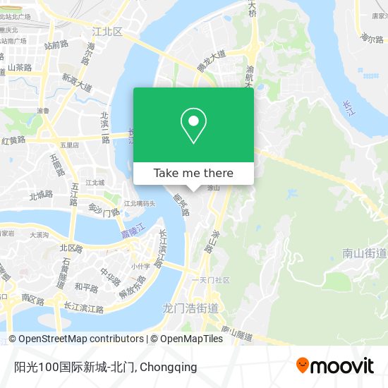 阳光100国际新城-北门 map