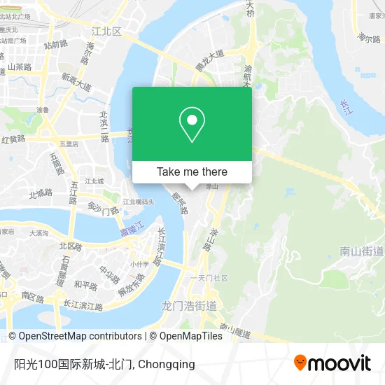 阳光100国际新城-北门 map