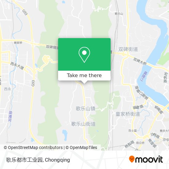 歌乐都市工业园 map
