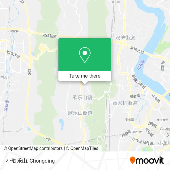 小歌乐山 map