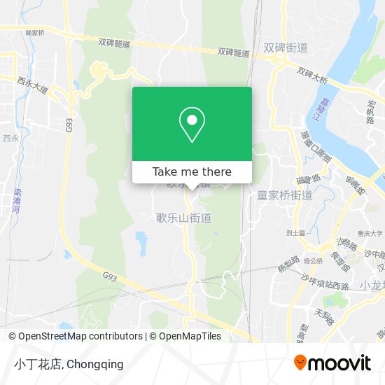 小丁花店 map